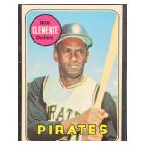 Roberto Clemente 1969 Topps Baseball Card #50 with