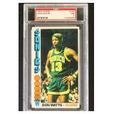 Don Watts PSA 7 Topps 1976 Basketball Card #105, h