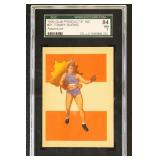 Tommy Burns 1956 Boxing Card SGC 7 Adventure Gum #