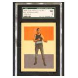 Jess Willard 1956 Boxing Card SGC 5 Adventure Gum