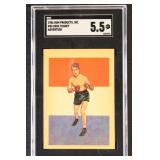 Gene Tunney 1956 Boxing Card SGC 5.5 Adventure Gum