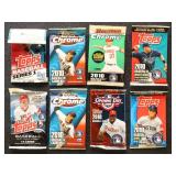 2010s Baseball Cards 13 Sealed Packs, variety grou