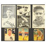 1930s Baseball Cards, 6 damaged including 3 Diamon