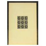 CSA Stamps #U-2-3b Baltimore & Columbus sections o
