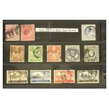 Great Britain Stamps KEVII, KGVI, & QE2 High Value