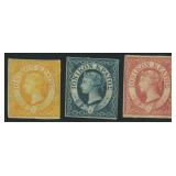 Ionian Islands Stamps #1-3 Mint Hinged a few small