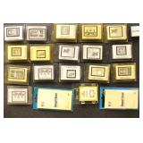 Stamp Mounts Pre-Cut and Strips, dozens of packs p