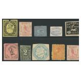 US Stamps 1840s-1870s Era Locals from large group