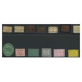 US Stamps 1840s-1870s Era Locals from large group