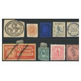 US Stamps 1840s-1870s Era Locals from large group