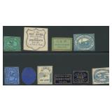 US Stamps 1840s-1870s Era Locals from large group