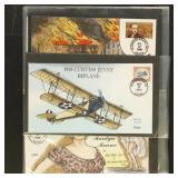 US First Day Covers Collins Cover Group of 9, mixe
