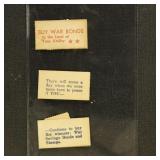 Stamps & Ephemera War Bond Slogan Stamp Folders, m