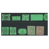 US Stamps 1840s-1870s Era Locals from large group