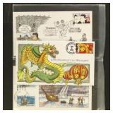 US First Day Covers Collins Cover Group of 9, mixe