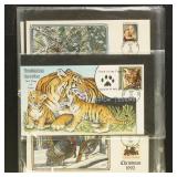 US First Day Covers Collins Cover Group of 9, mixe