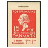 Denmark Stamps #246b, 248b, 249b Complete CV $410+