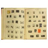 Worldwide Stamps 1000+ in thick Harris album, albu