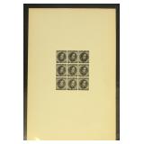 CSA Stamps #U-2-3b Baltimore & Columbus sections o