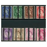 Great Britain Postal College Training Stamps, 8 di