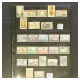 Greece Stamps Singles and Sets on Vario Pages with