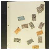US Back of Book Stamps in glassines & pages, incte