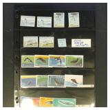 Worldwide Stamps Mint NH sets on pages CV $200+