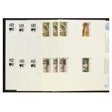 US Stamps Mint Postal Cards Sheets, a few dozen 15