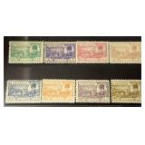 Turkey Stamps #625-632 Mint HR 1924 Bridge CV $254