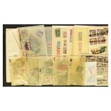 US Stamps 1850s-1920s in Glassines & Envelopes, mi