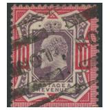 Great Britain Stamp #137d Used CV $345, No Cross o