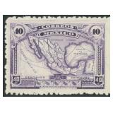 Mexico Stamps #626 Mint NH 1917 map issue CV $200