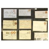 Great Britain Stamps 1870s Postal History group of