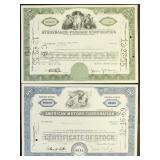 Auto & Car related Stock Certificates 8 different