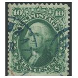 US Stamps #68 Used, well-centered with large margi