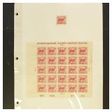 US Stamps #630 Mint Hinged White Plains Souvenir S