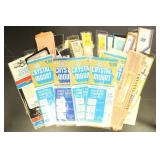 Stamp Supplies Mount Strips, mostly black mounting