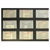 US Official Stamps Mint NH 1980s issues in glassin