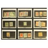 Iran Stamps better issues on dealer cards, with id