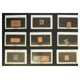 Canada Stamps better issues on dealer cards, with