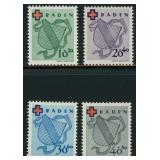 Germany Baden Occupation Stamps #5NB1-5NB4 CV $172