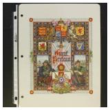 Arthur Szyk Album Title Page for Great Britain, in
