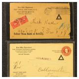 US Dead Letter Office Covers, 4 total including on