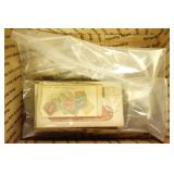 US Stamps 1870s-1930s Used accumulation in glassin