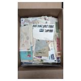 US & Worldwide Stamps Bankers Box of Covers, mostl