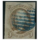 US Stamp #1 Used CV $425