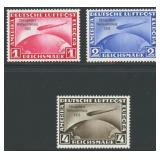 Germany Stamps #C43-C45 Mint NH CV $3,250