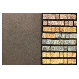 US Stamps Washington Franklins Used Singles on Var