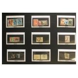 Belgium Stamps better issues on dealer cards, with