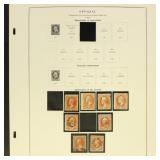 US Stamps Back of Book Used & Mint Collection on S